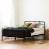 12773 Industrial Black Full Metal Bed - Hankel