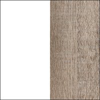 12502 Weathered Oak and White Changing Table - Hankel-7