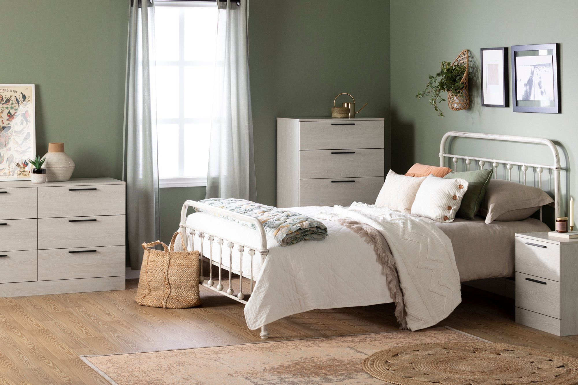 12987 Winter Oak White Oak 6-Drawer Dresser - Step One Essential-5