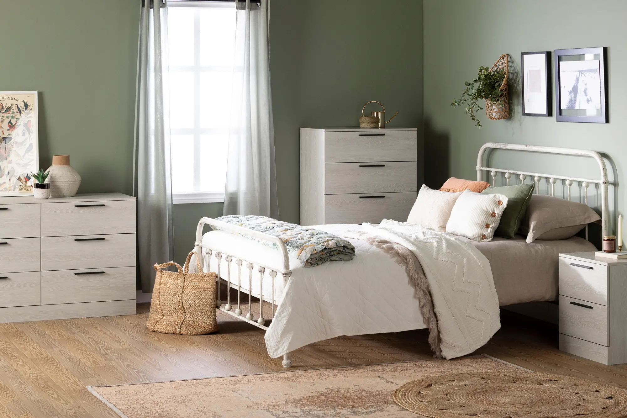 12987 Winter Oak White Oak 6-Drawer Dresser - Step One Essential-5