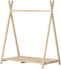 12877 Scandinavian Pine Clothes Rack for Kids - Sweedi-6