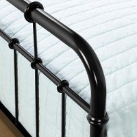 12897 Industrial Black Twin Metal Platform Bed - Versa-2