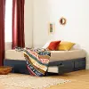 12728 Asten Contemporary Blue Full Storage Platform Bed - South Shore