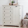 12756 Winter Oak White Door Chest with Drawers - Lilak