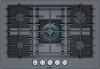 NGMP077UC Bosch Benchmark 30 Inch Gas Cooktop with FlameSelect - Gray Tempered Glass
