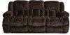 Chocolate Brown Manual Reclining Sofa - Comet