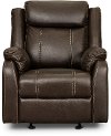 Clearance Chocolate Brown Glider Recliner - Comet