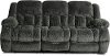 Charcoal Gray Manual Reclining Sofa - Comet