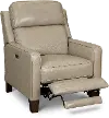Madrid Taupe Leather Power Recliner