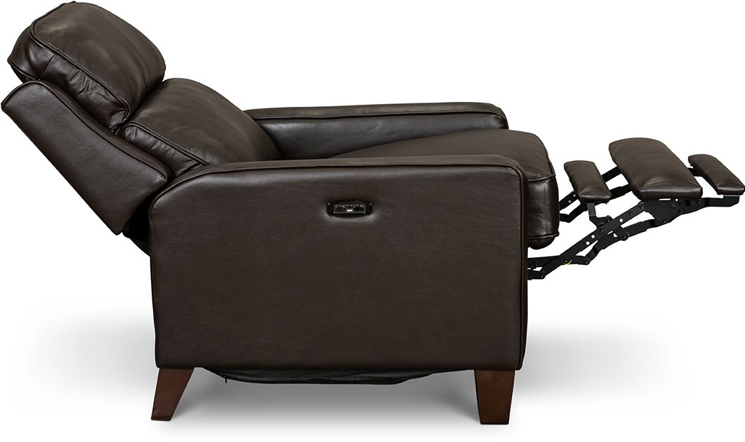 Madrid Chocolate Brown Leather Power Recliner-3