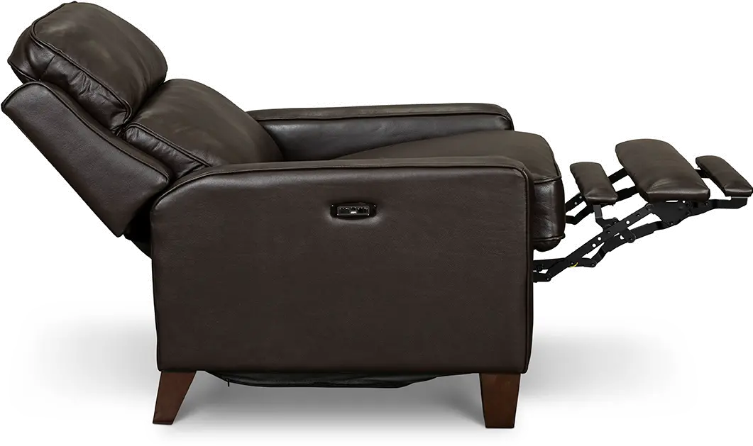 Madrid Chocolate Brown Leather Power Recliner-3