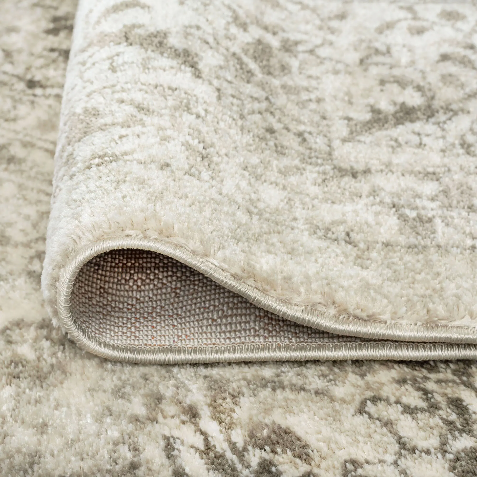 GEN1201-8X10 8 x 10 Large Oriental Ivory Area Rug - Generation-6