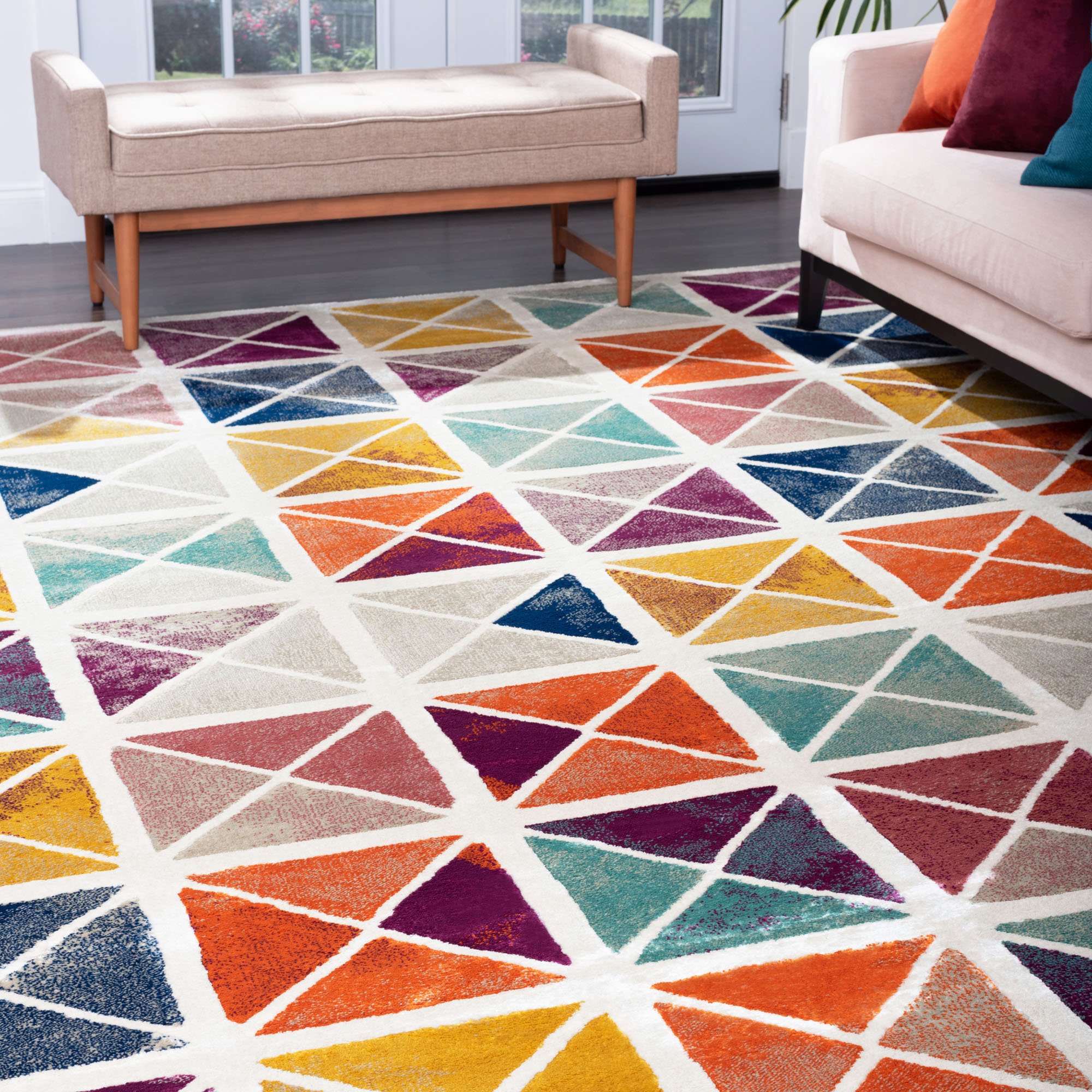 GEN1101-5X8 5 x 7 Medium Contemporary Geometric Area Rug - Generation-2