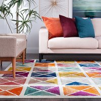 GEN1101-5X8 5 x 7 Medium Contemporary Geometric Area Rug - Generation-7