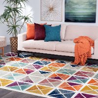 GEN1101-5X8 5 x 7 Medium Contemporary Geometric Area Rug - Generation-8