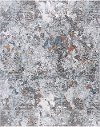 VEN0309-5X8 5 x 8 Medium Abstract Gray Area Rug - Venice