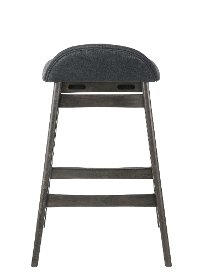 Charcoal Upholstered 24 Inch Counter Height Stool - Samar-2