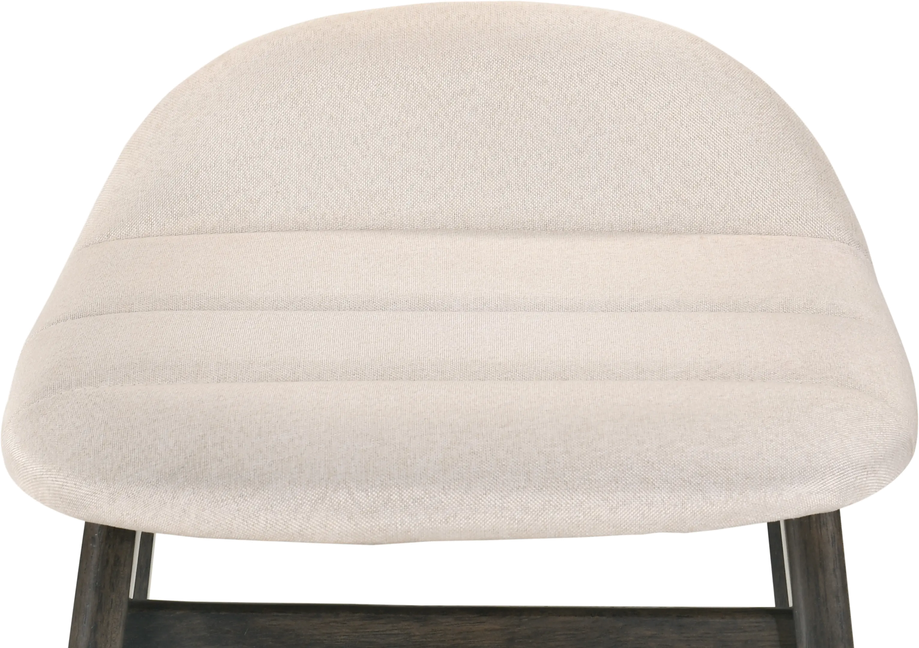 Ivory Upholstered 24 Inch Counter Height Stool - Samar-3