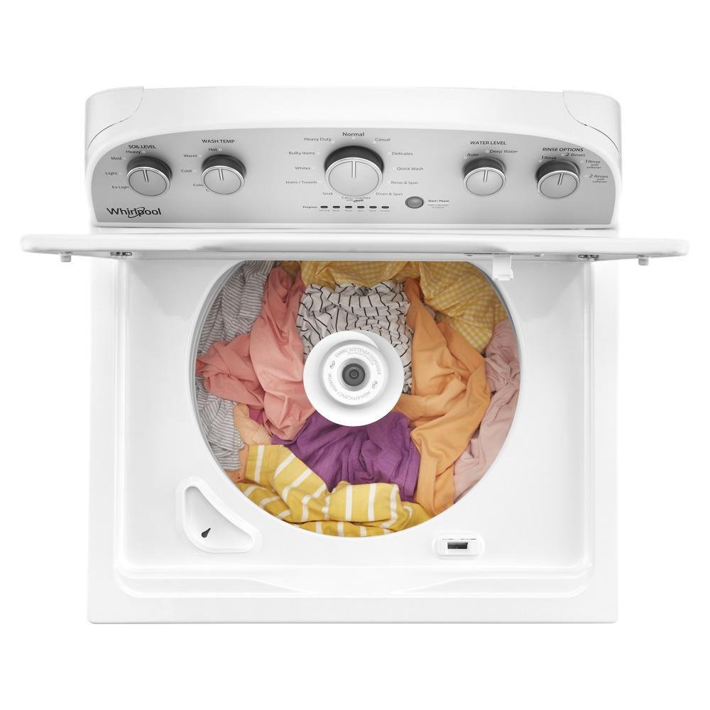 WTW5005KW Whirlpool 4.2 cu. ft. White Top Load Washer with Agitator - White-2