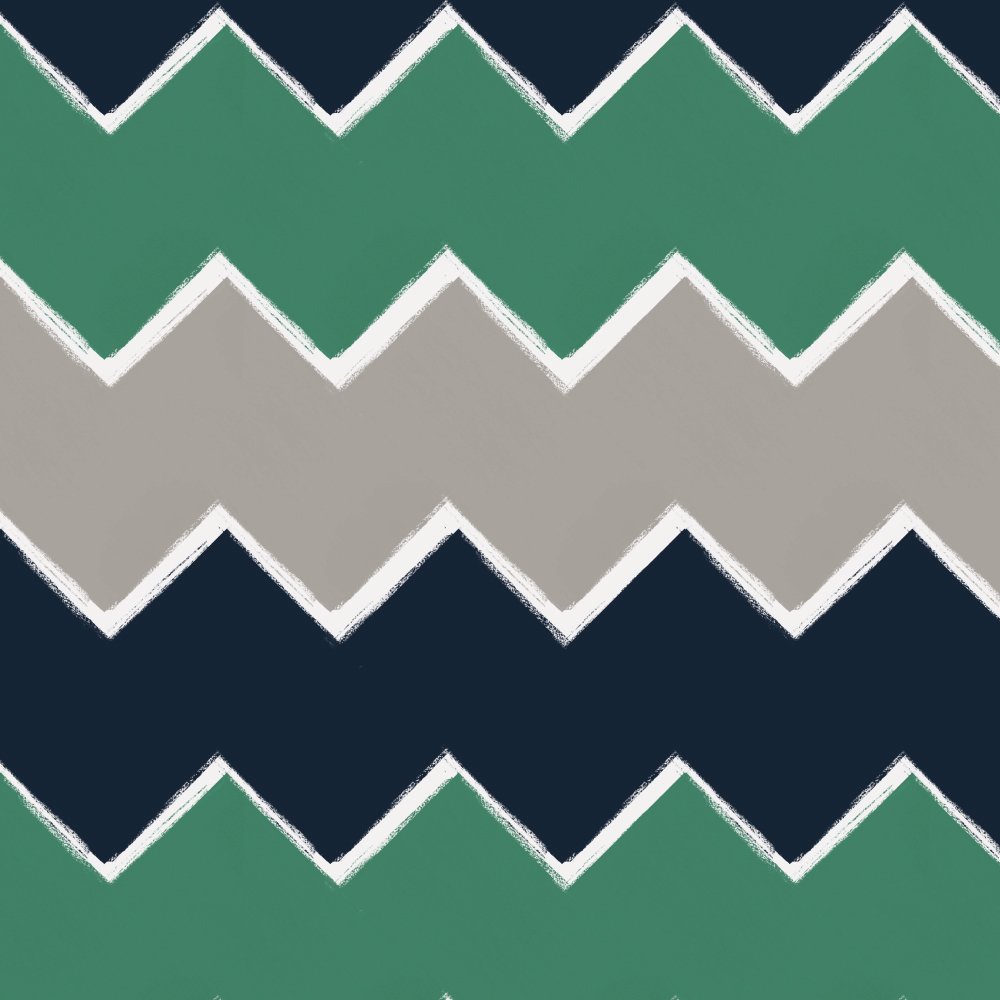 4325STBRSCHVNVGRNOGA Contemporary Navy and Green Chevron Storage Bench-5