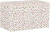 4325STFLRTYDTMLTOGA Contemporary Flirty Multi Color Dot Storage Bench