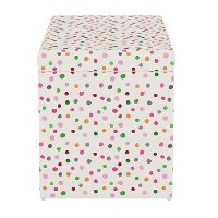 4325STFLRTYDTMLTOGA Contemporary Flirty Multi Color Dot Storage Bench-3