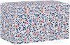 4325STFIFLPRBLOGA Contemporary Fiona Floral Porcelain Blush Storage Bench