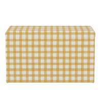 4325STBFFLGNGBTCPOGA Contemporary Buffalo Yellow Gingham Storage Bench-2