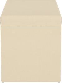 4325STDCKNTR Contemporary Natural Off White Storage Bench
