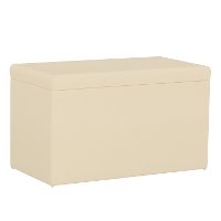 4325STDCKNTR Contemporary Natural Off White Storage Bench-5