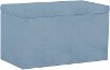 4325STVLVOCN Contemporary Ocean Blue Velvet Storage Bench