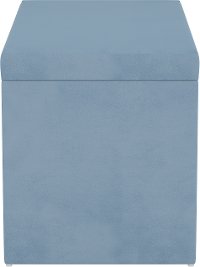 4325STVLVOCN Contemporary Ocean Blue Velvet Storage Bench-3
