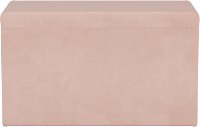 4325STVLVTBLSH Contemporary Blush Pink Velvet Storage Bench-5