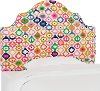 K-840TCTLMLTOGA Catalina Multicolor Arched Twin Upholstered Headboard