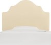 K-840TDCKNTR Natural Beige Arched Twin Upholstered Headboard