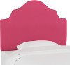 K-840TDCKFRNPNK French Pink Arched Twin Upholstered Headboard