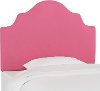 K-840TPRMHTPNK Hot Pink Arched Twin Upholstered Headboard