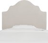 K-840TPRMPLT Platinum Gray Arched Twin Upholstered Headboard