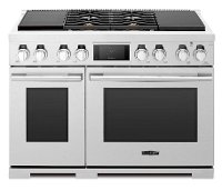 SKSDR480SIS Signature Kitchen Suites 48 Inch Dual Fuel Pro Smart Range with Sous Vide- Stainless Steel
