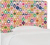 K-480TCTLMLTOGA Catalina Geometric Multicolor Twin Upholstered Headboard
