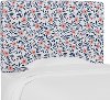 K-480TFIFLPRBLOGA Pink and Blue Floral Twin Upholstered Headboard