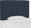 K-480TDCKNV Navy Blue Twin Upholstered Headboard