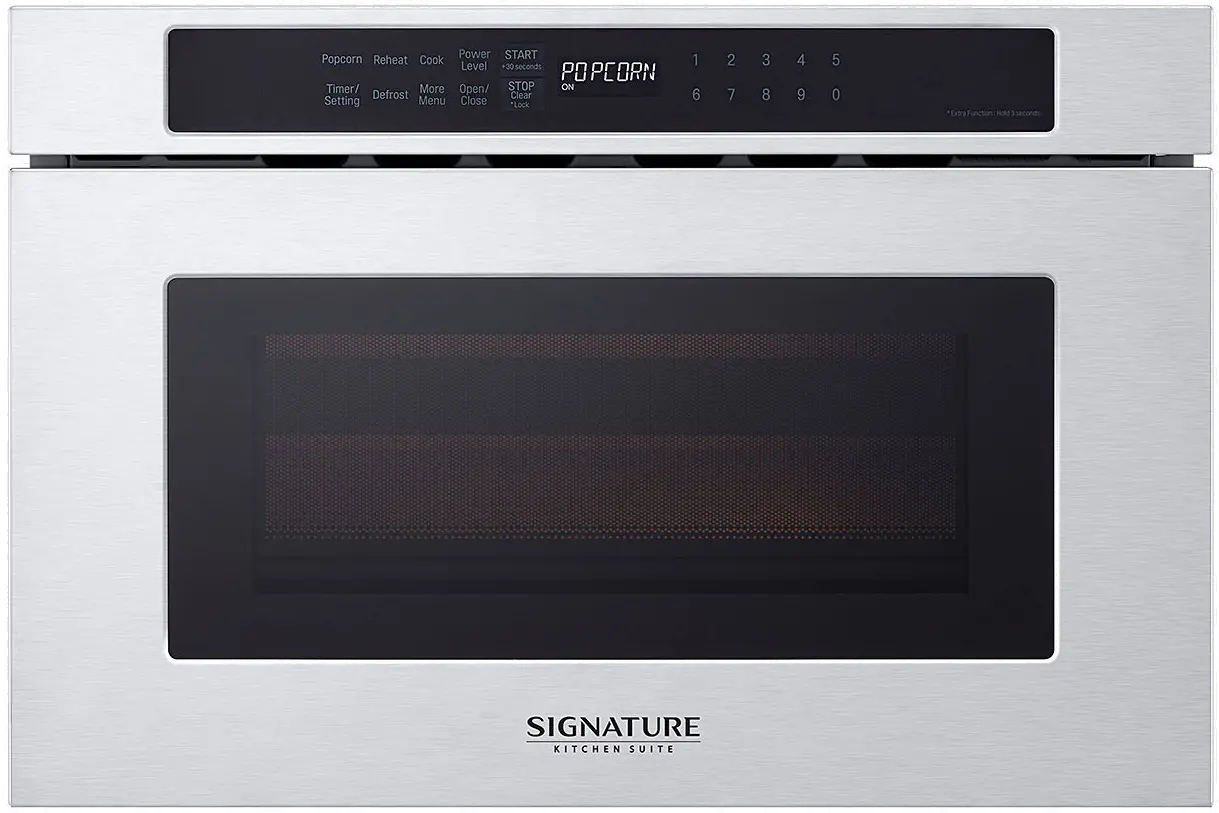 SKSMD2401S Signature Kitchen Suites 24 Inch Microwave Drawer - Stainless Steel-1