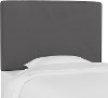 K-480TPRMCHR Premier Charcoal Gray Twin Upholstered Headboard