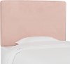 K-480TVLVTBLSH Blush Pink Velvet Twin Upholstered Headboard