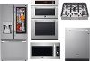KIT LG Studio 5 Piece Gas Kitchen Appliance Package - Fingerprint Resistant Stainless Steel