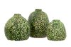 4 Inch Distressed Green Terracotta Vase