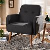 148-8225-RCW Dark Gray Mid-Century Modern Chair - Brant