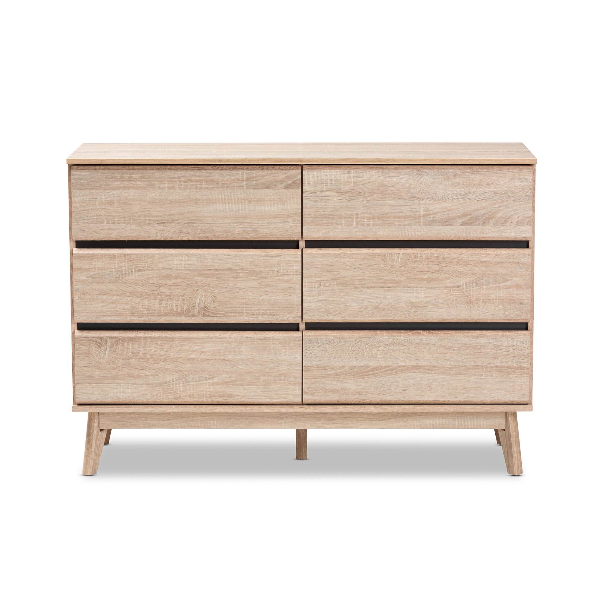 Mid-Century Light Oak Dresser - Josephina-3
