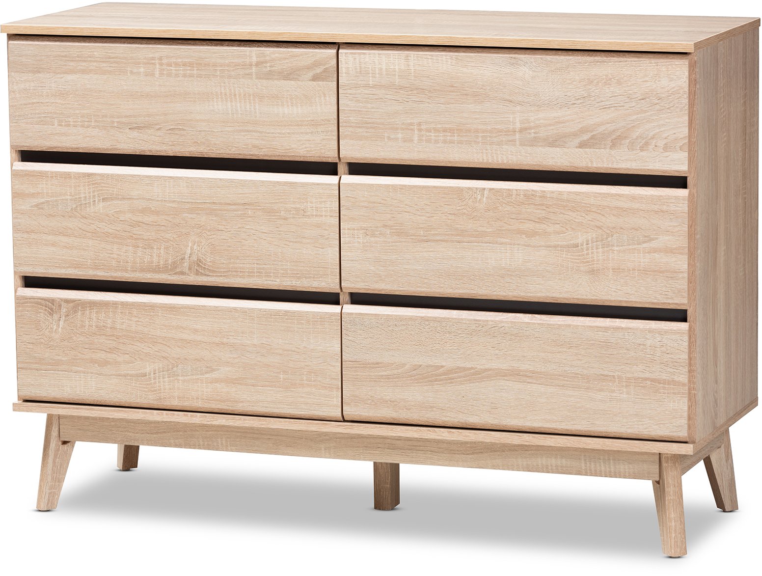 Mid-Century Light Oak Dresser - Josephina-4